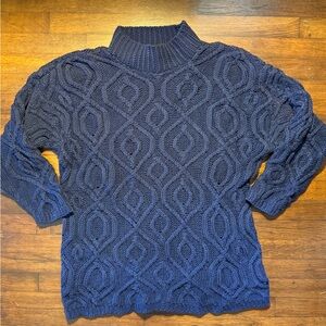 525 America Chunky Knit Turtleneck Sweater